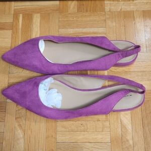 14th & Union Magenta Slingback Heels